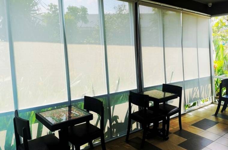 blackout roller blinds for office