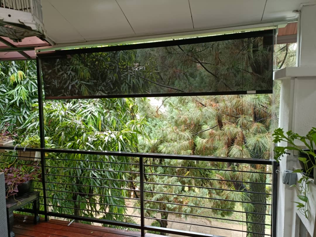 outdoor waterproof windproof blinds for patios