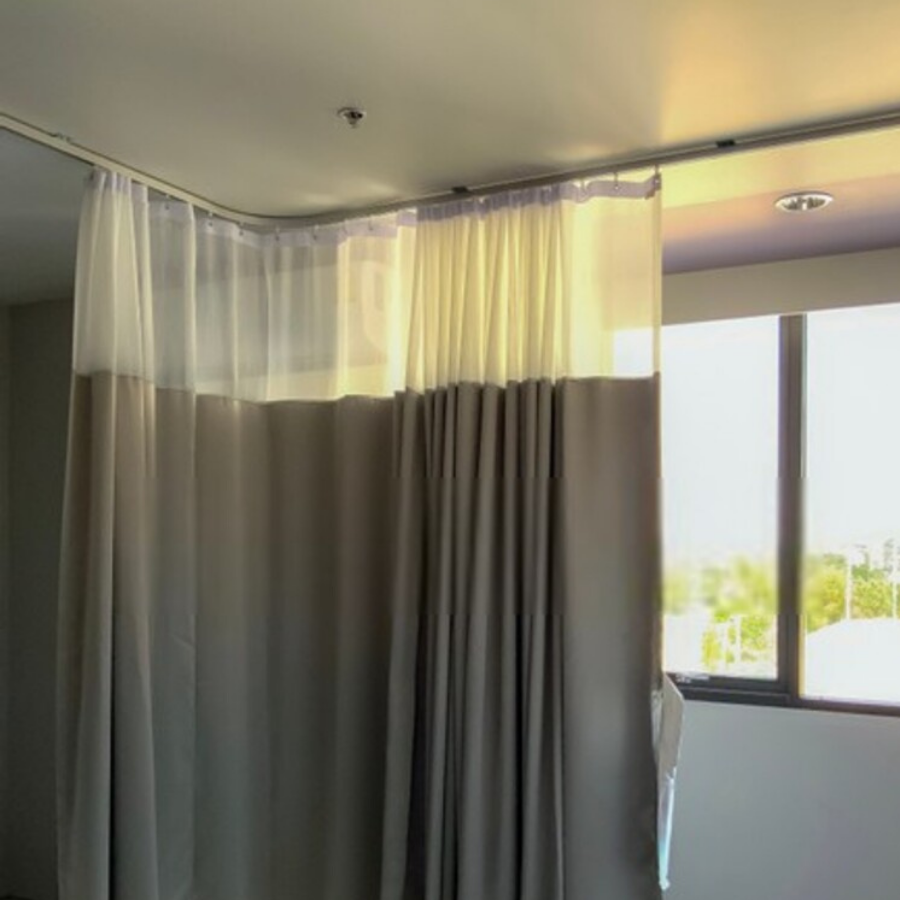 hospital cubicle medical curtain tracks