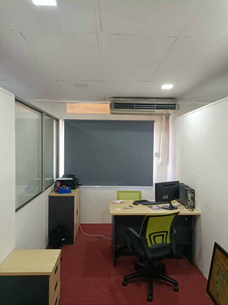 blackout roller blinds for office