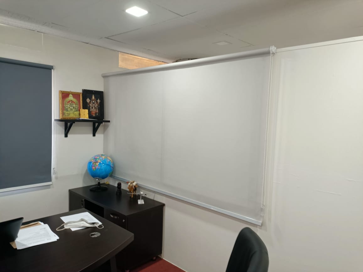 blackout roller blinds for office