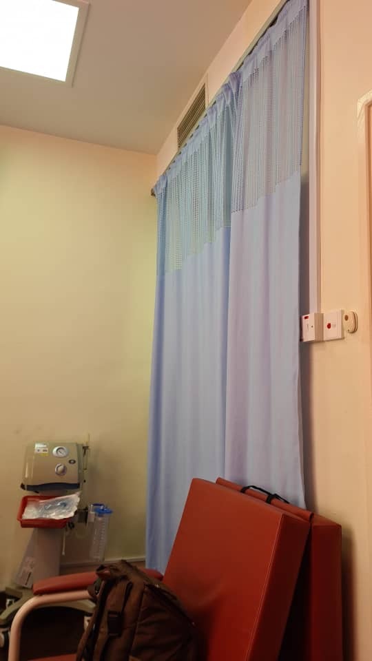 hospital cubicle medical suspended curtain tracks