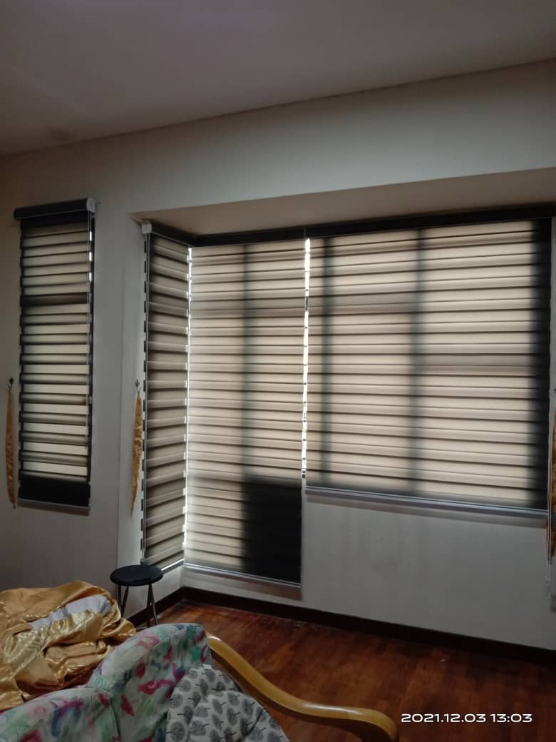 zebra blinds (Tisa 22) for bedroom