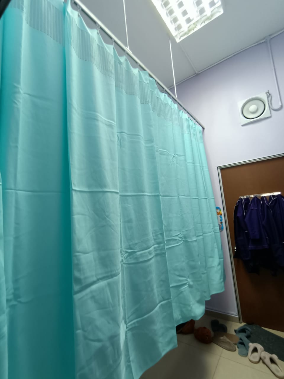 hospital cubicle medical suspended curtain tracks