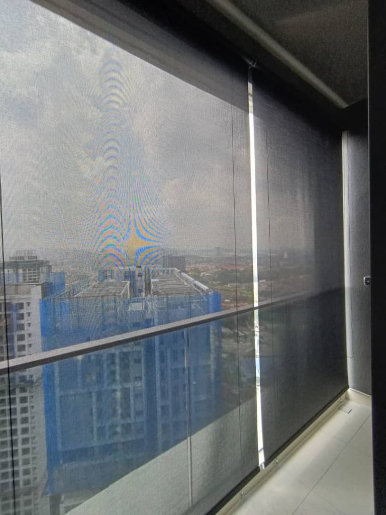 outdoor waterproof windproof exterior blinds for apartment and condominium balconies