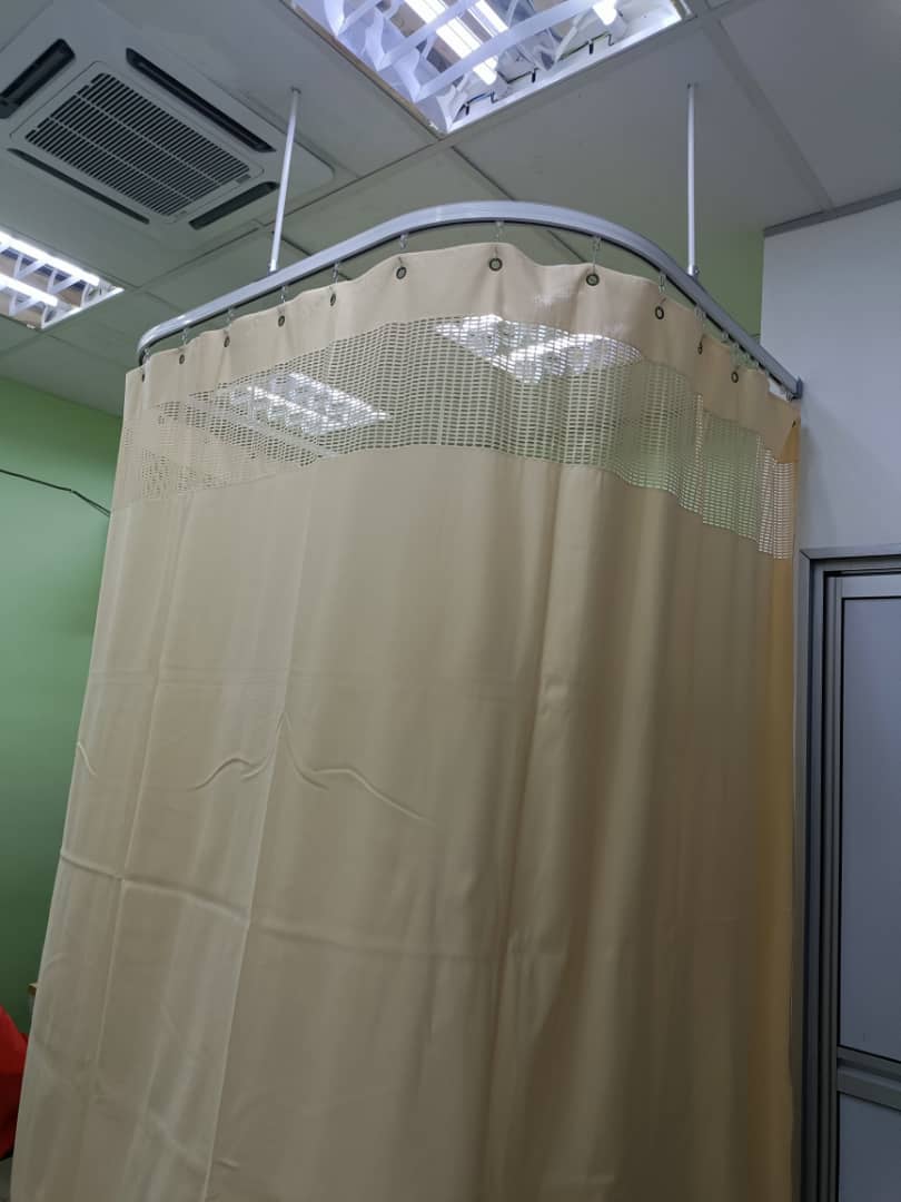 hospital cubicle medical suspended curtain tracks