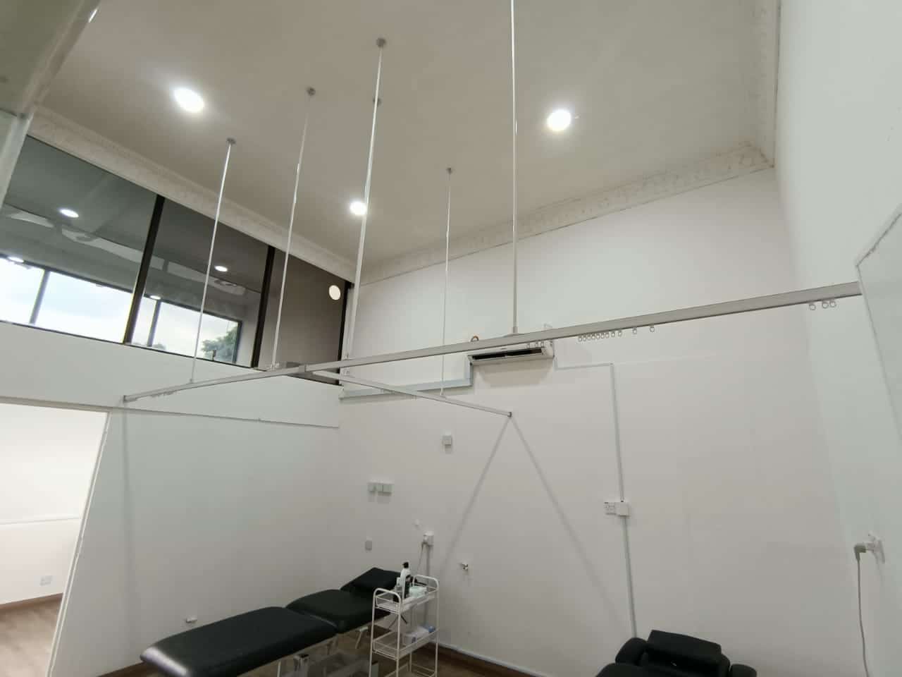 hospital cubicle medical suspended curtain tracks