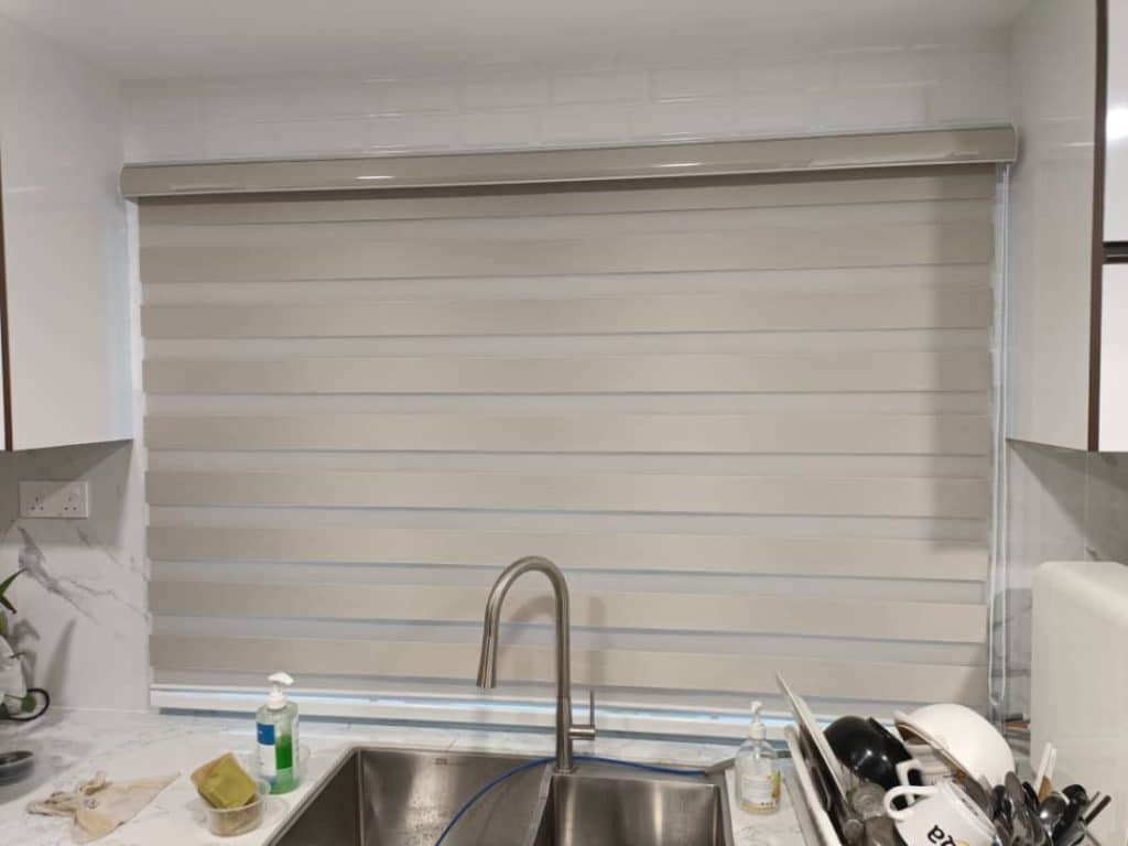 Kitchen Zebra Blinds