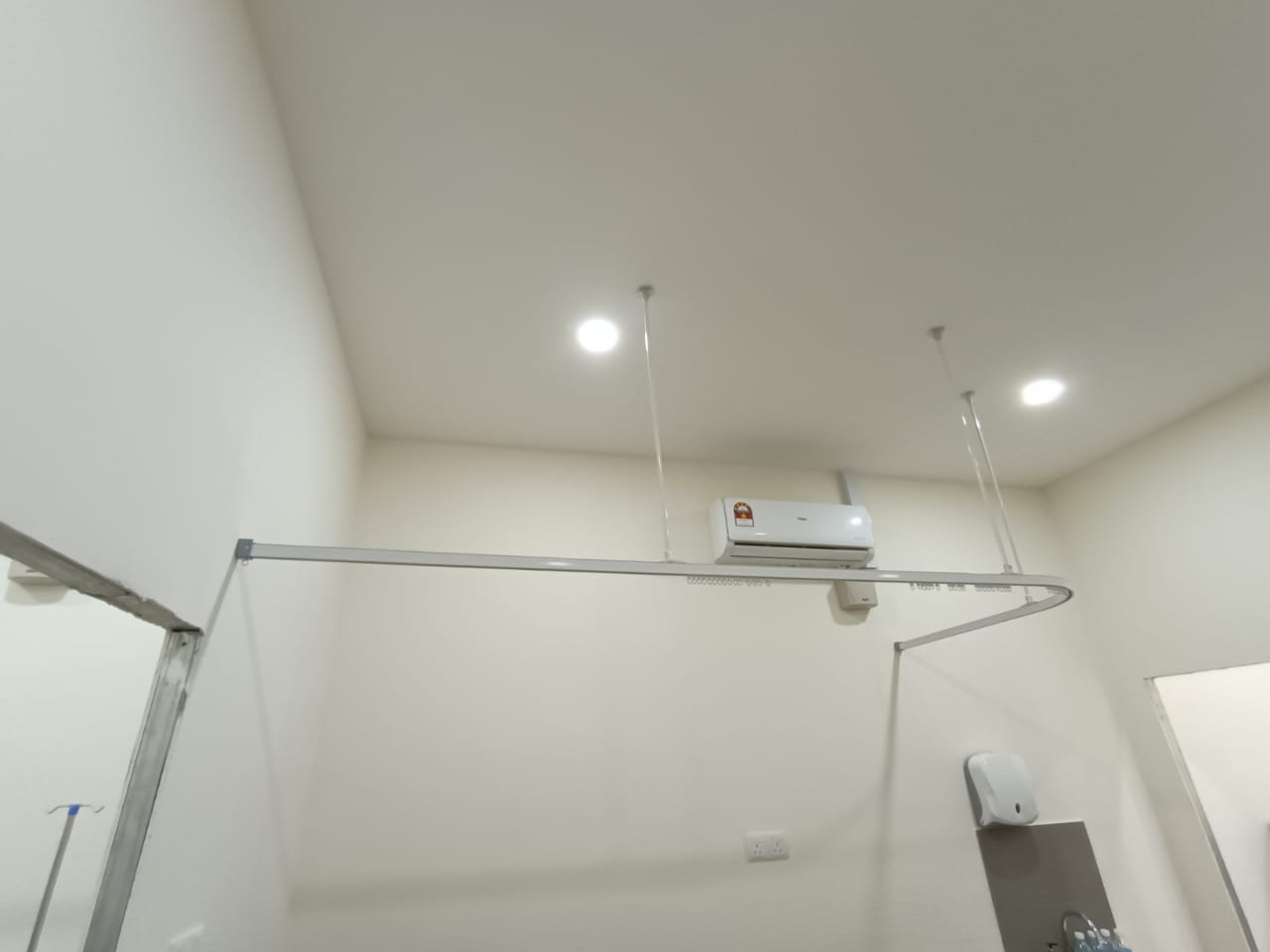 hospital cubicle medical suspended curtain tracks