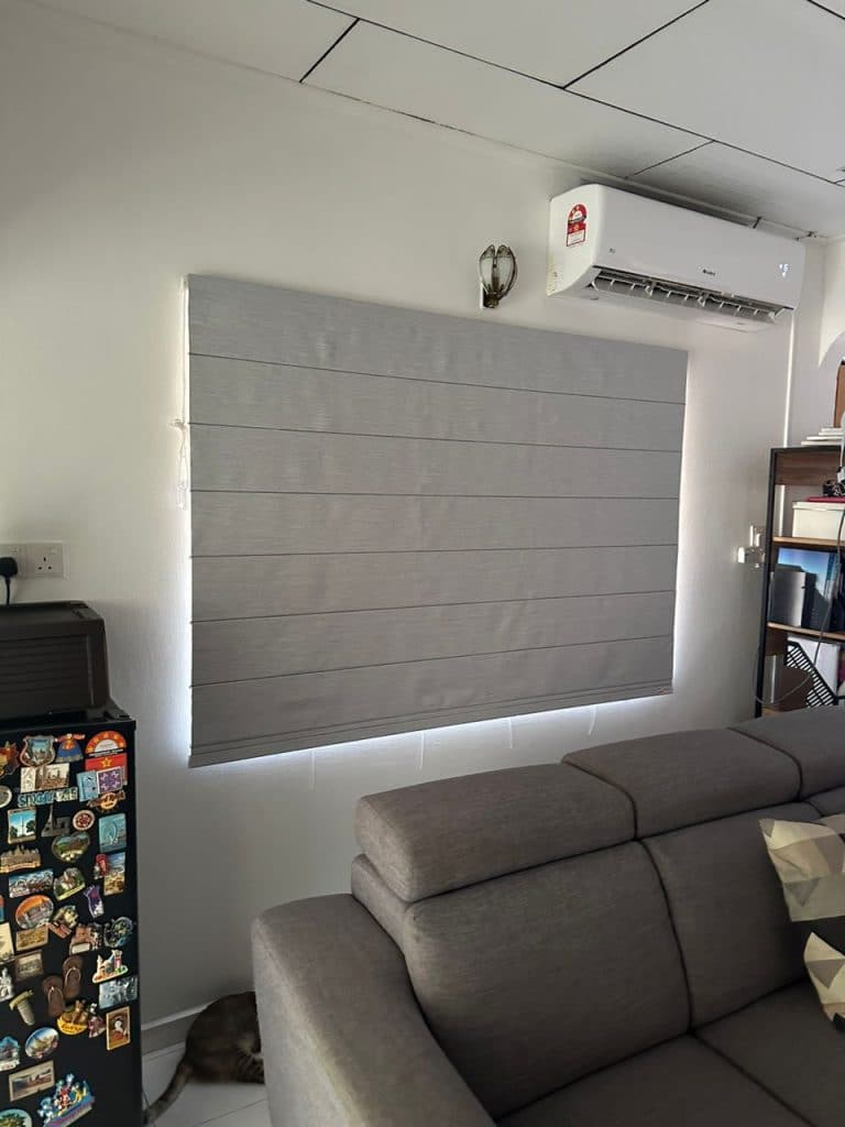 roman blind for living room