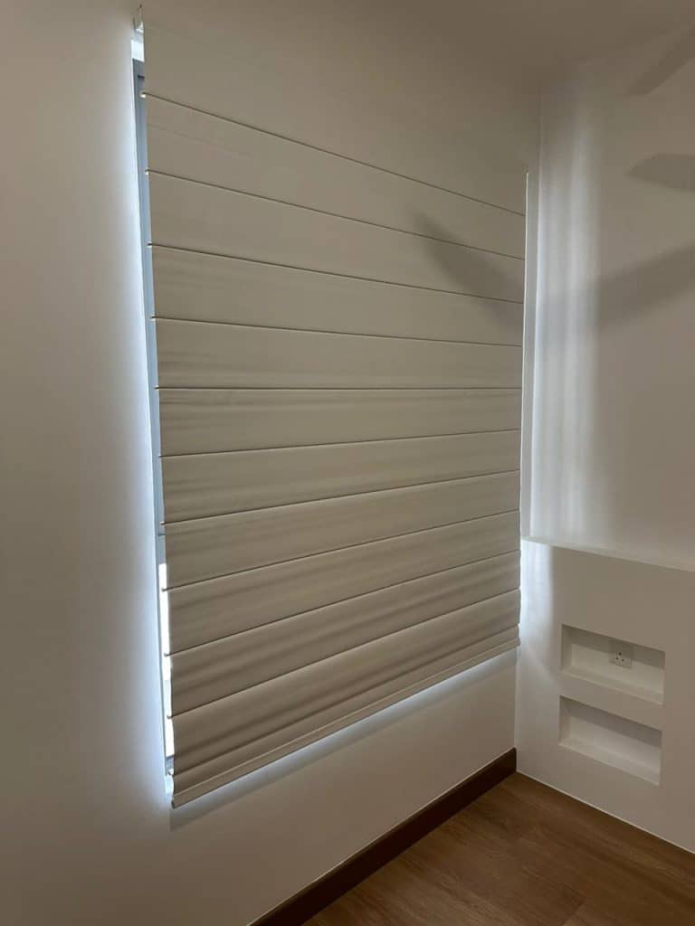 roman blind for nursery room