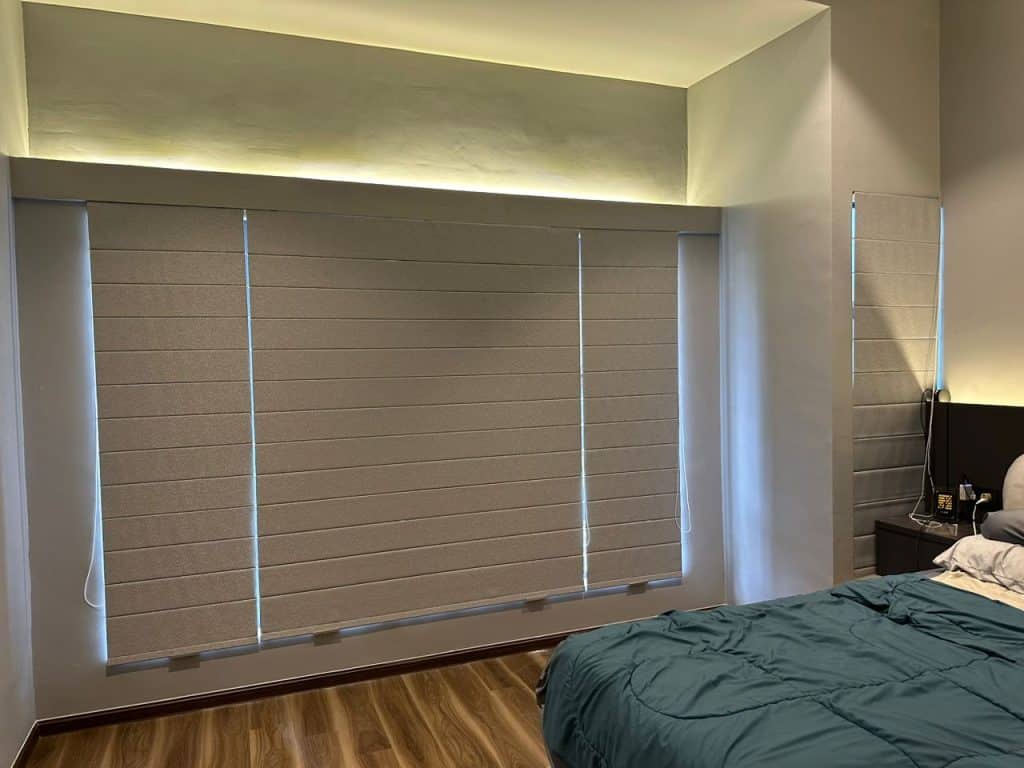 roman blind for living room